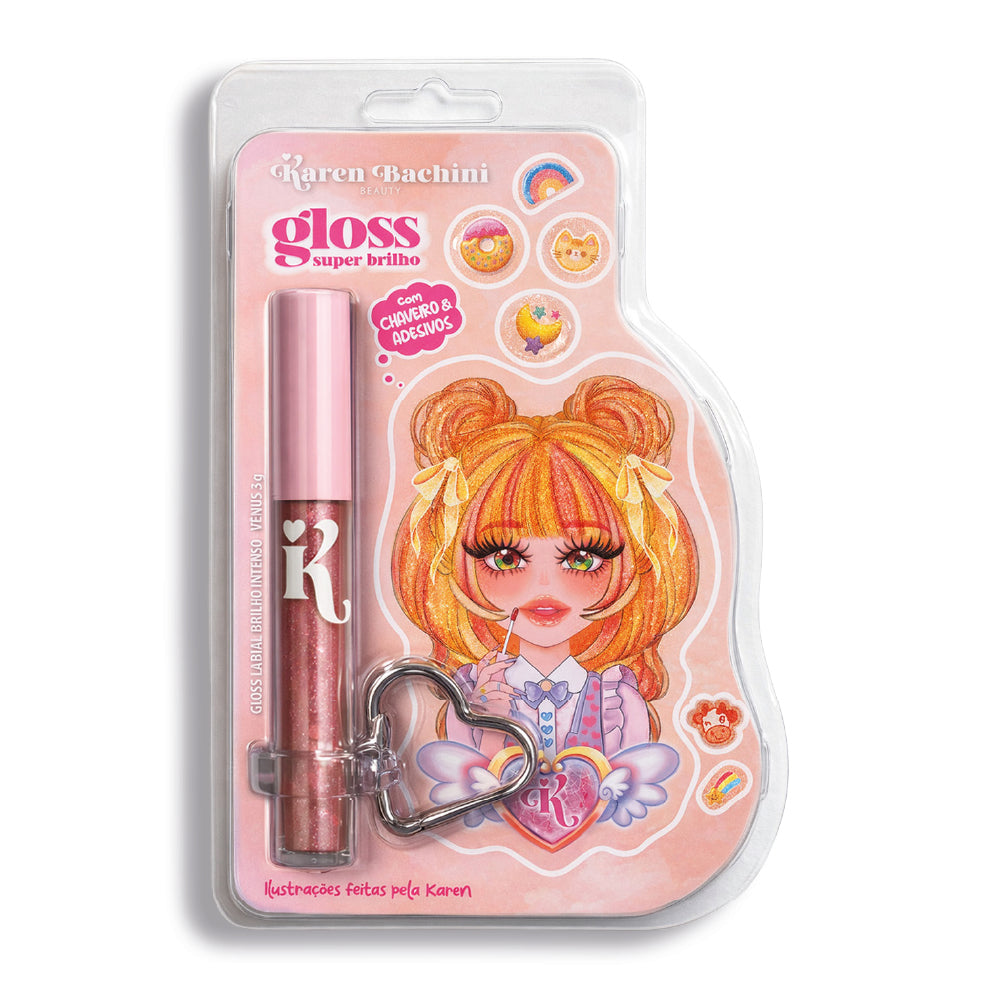 GLOSS LABIAL BRILHO INTENSO VÊNUS BY KAREN BACHINI EDIÇÃO ESPECIAL
