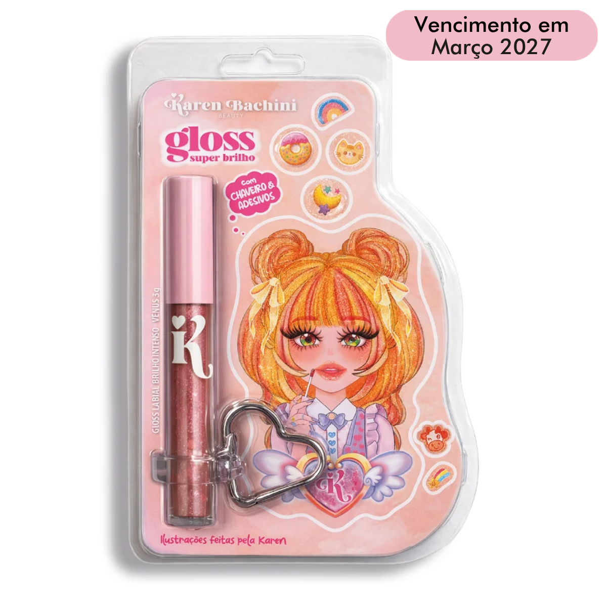 GLOSS LABIAL BRILHO INTENSO VÊNUS EDIÇÃO ESPECIAL